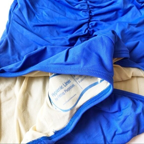 Liz Claiborne Y2K One Piece Swimsuit Blue Size 8 - Picture 5 of 8